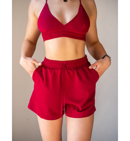 Топ бордовый Bralet I-Style