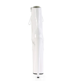 Ботильоны на платформе Pleaser белые BEY1020/W/M