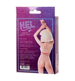 Портупея красная из стреп-лент Riley H.E.L.