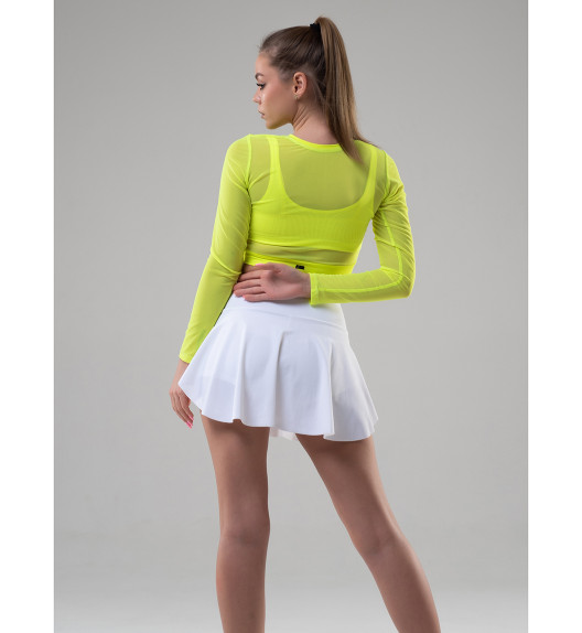 Лонгслив желтый из сетки Shadow I-Style