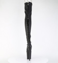 Ботфорты на платформе Pleaser черные FLAM3850/BPU/M