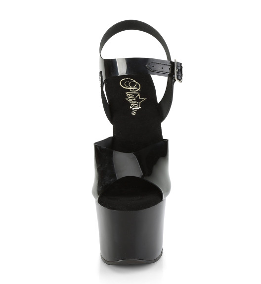 Туфли силиконовые Pleaser черные SKY308N/BTPU/M