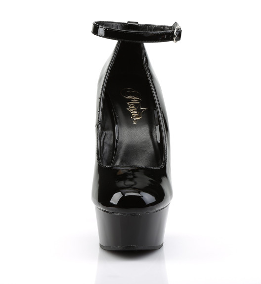 Туфли Pleaser черные DEL686/B/M