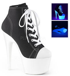 Кеды на платформе Pleaser черные ADO700SK-02/BCA/NW