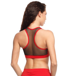 Топ красный Gauzy