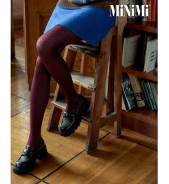 Колготки бордовые INTRECCIO 60 Minimi