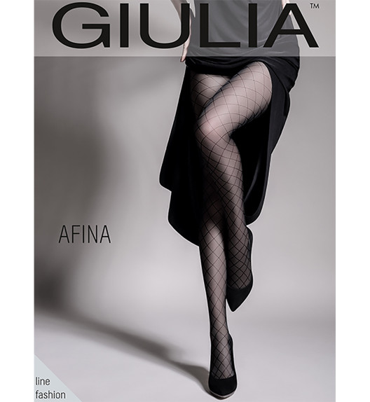 Колготки черные AFINA 02 Giulia