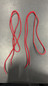 Шнурки красные 90см