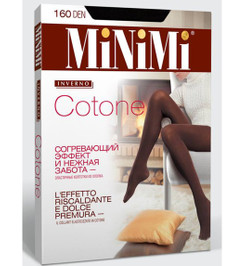 Колготки коричневые COTONE 160 Minimi