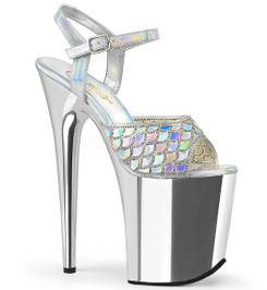 Стрипы Pleaser серебряные FLAM809MMRS/SHG/SCH