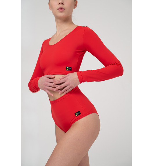 Рашгард красный Prosto I-Style