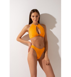 Топ оранжевый Cherry Shark