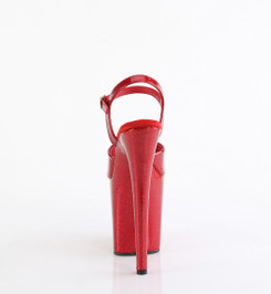 Стрипы Pleaser красные с блеском FLAM809GP/RYRG/M