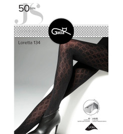 Колготки черные LORETTA 134 Gatta
