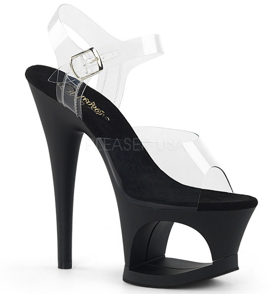 Стрипы Pleaser черные MOON708/C/B