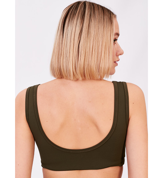 Топ оливковый Comfort