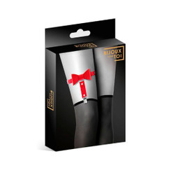 Подвязка-гартер красная с бантиком Bijoux