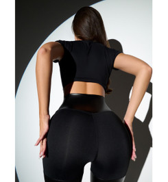 Топ Tied Up Top "Black" Bona Fide