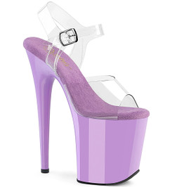 Стрипы силиконовые Pleaser лаванда FLAM808/C/LV