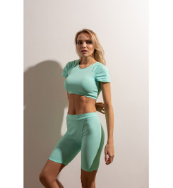 Велосипедки мятные Galaxy Shark