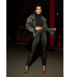 Лосины Leather "Black Mamba" Bona Fide