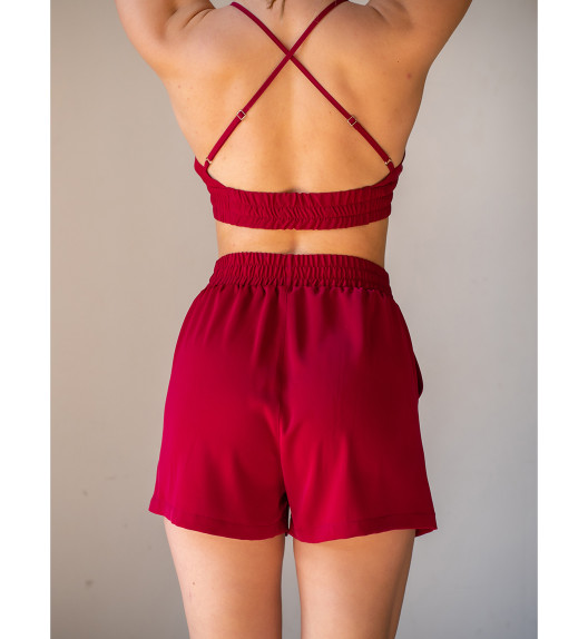 Топ бордовый Bralet I-Style