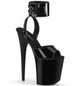 Стрипы Pleaser черные лаковые FLAM891/B/M