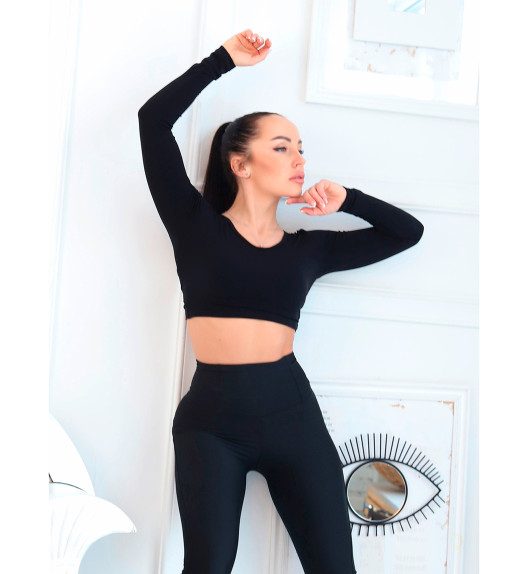 Топ черный Butterfly I-Style