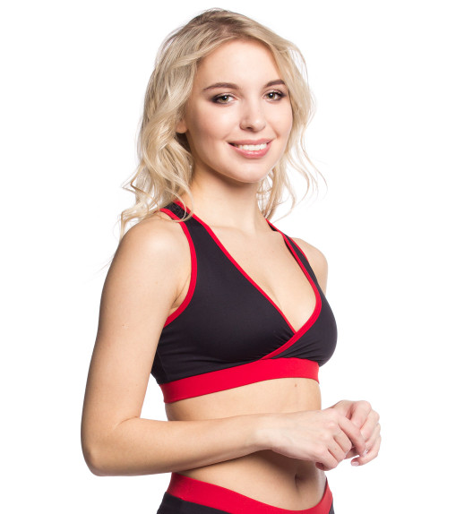 Топ черный с красным Basic Star