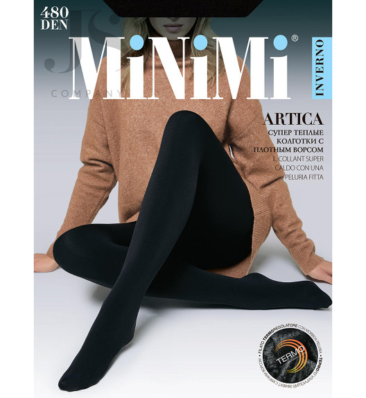 Колготки черные ARTICA 480 Minimi