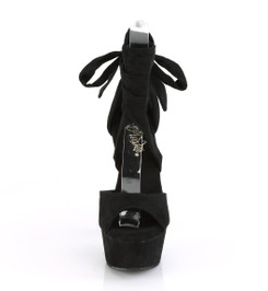 Туфли Pleaser черные DEL679/BFS/M