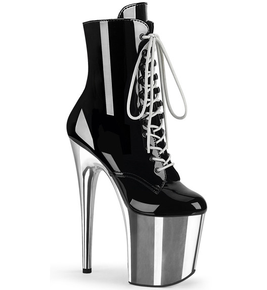 Ботильоны на платформе Pleaser черный FLAM1020/B/SCH