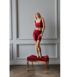 Велосипедки бордовые Galaxy Shark