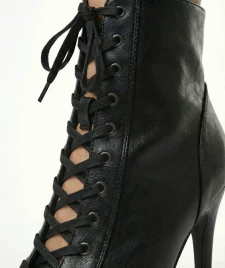 Туфли Хилсы Estrella Pro Черная замша ESP907BLSU