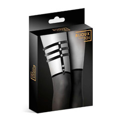 Подвязка-гартер черная Bijoux