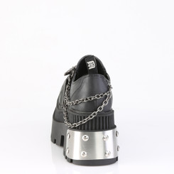 Ботинки на платформе Demonia черные WRA42/BVL