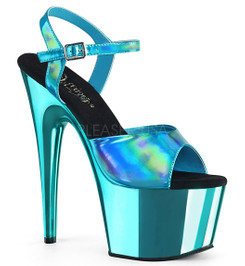 Босоножки Pleaser голубые ADO709HGCH/TEHG/TECH