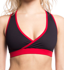 Топ черный с красным Basic Star