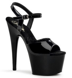 Босоножки Pleaser черные ADO709/B/M