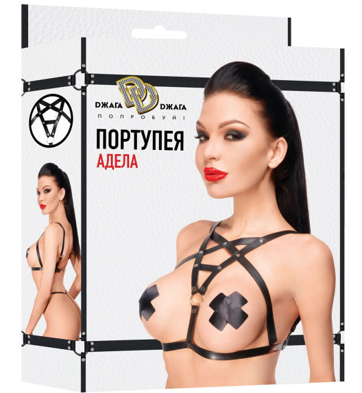 Портупея черная Адела