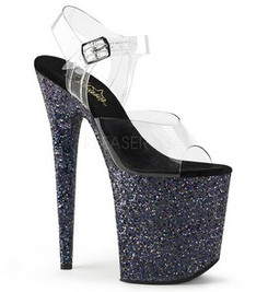 Стрипы Pleaser черные FLAM808LG/C/BG