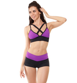 Топ черный с фиолетовым Air Star