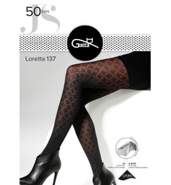 Колготки черные LORETTA 137 Gatta