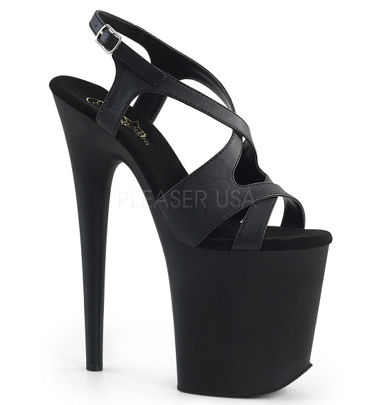 Стрипы Pleaser черные FLAM831/BPU/M