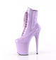 Ботильоны на платформе Pleaser лавандовые лаковые FLAM1020/LV/M