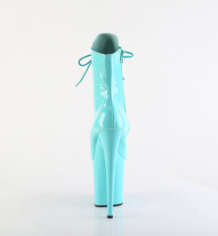 Ботильоны на платформе Pleaser бирюзовые FLAM1020/AQ/M