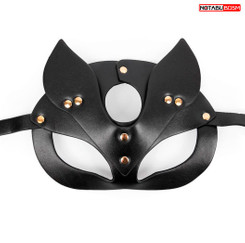 Маска черная с ушками