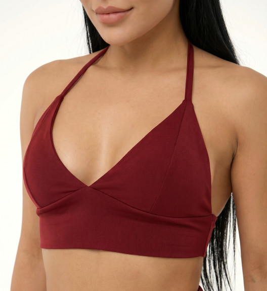 Топ бордовый Bikini Polerina