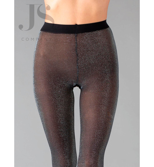 Колготки черные TULLE LUREX 50 Minimi