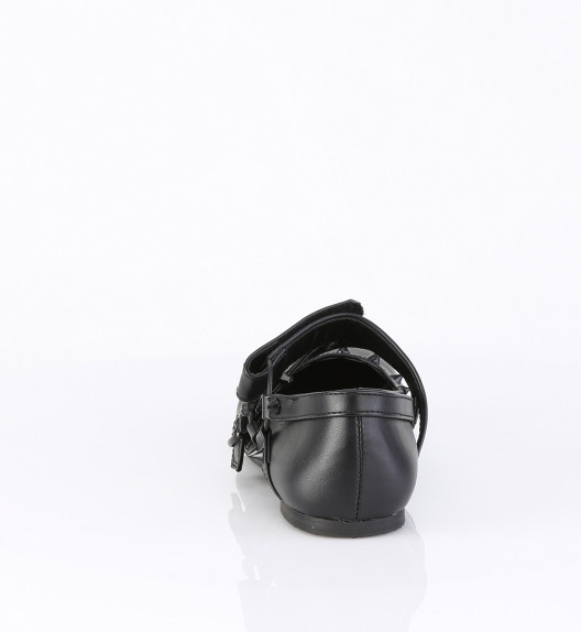 Балетки Demonia черные DAI08/BVL